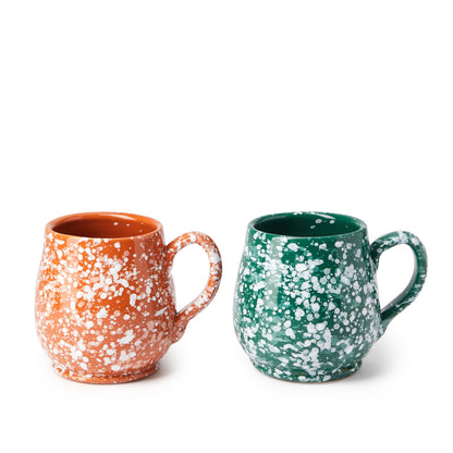 Splatter Mug Orange - ScentiMelti Home Fragrance, Beauty & Gifts UK