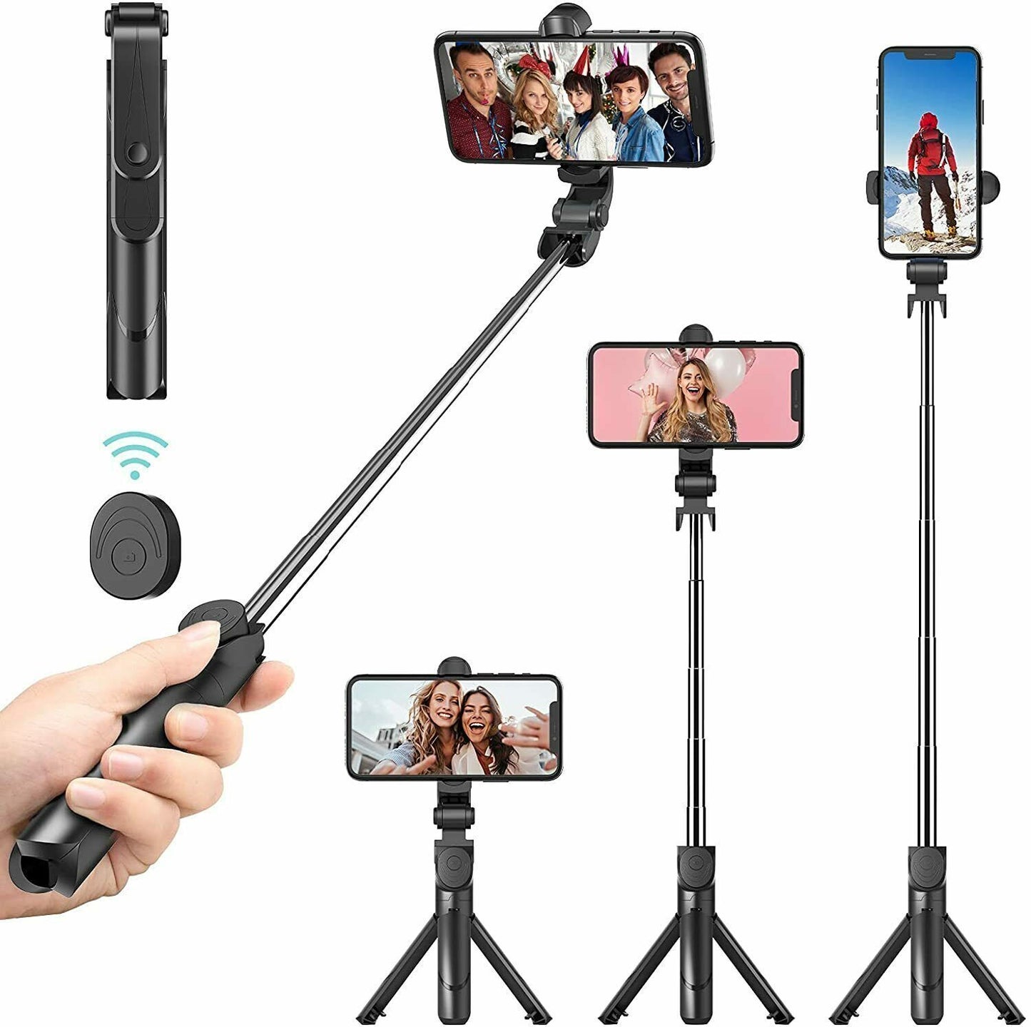 Fit  Telescopic Selfie Stick Bluetooth Tripod Monopod Phone Holder ScentiMelti Home Fragrance, Beauty & Gifts UK ScentiMelti Wax Melts