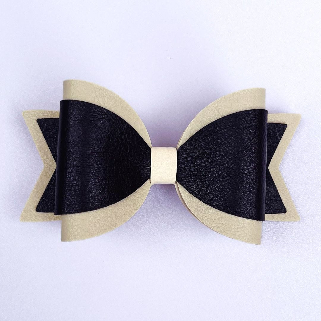 Emily Hair Bow - Cream & Brown Luna Rossi ScentiMelti Wax Melts