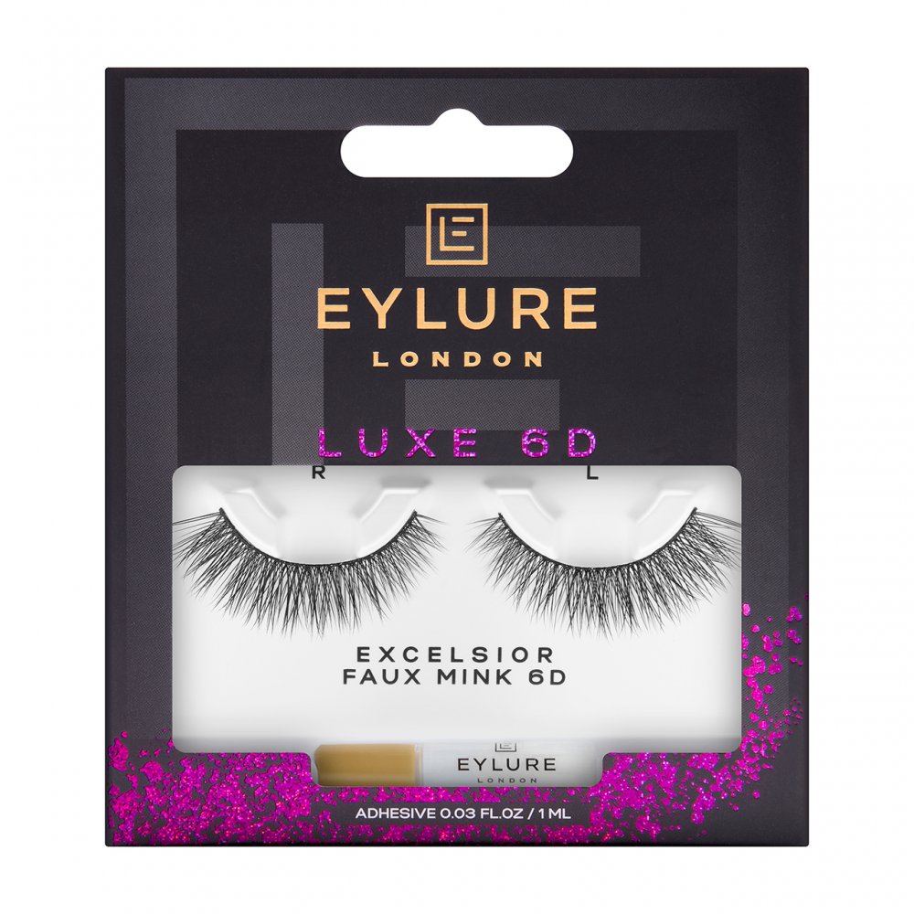 Eylure Luxe Faux Mink Lashes 6D Excelsior - ScentiMelti Home Fragrance, Beauty & Gifts UK