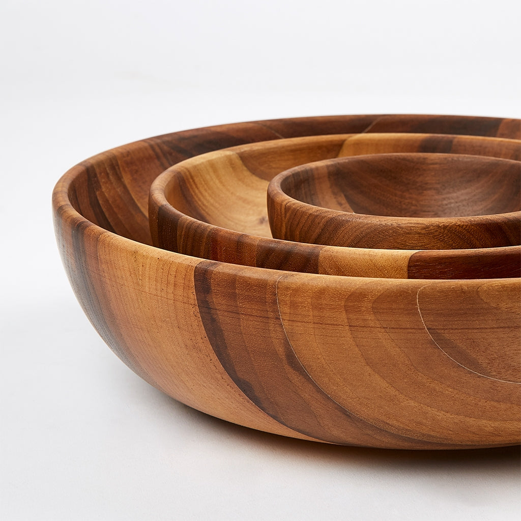 Walnut Large Bowl 27cm - ScentiMelti Home Fragrance, Beauty & Gifts UK