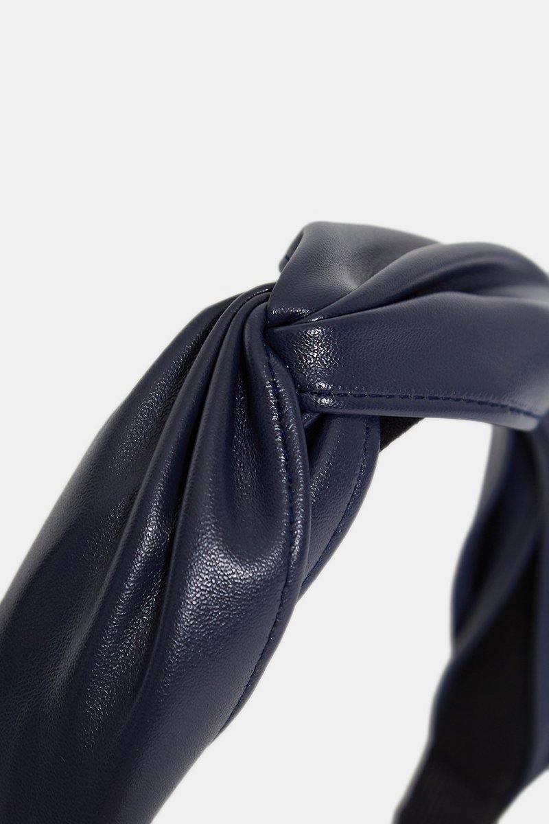 Faux Leather Hairband in Blue - ScentiMelti Home Fragrance, Beauty & Gifts UK