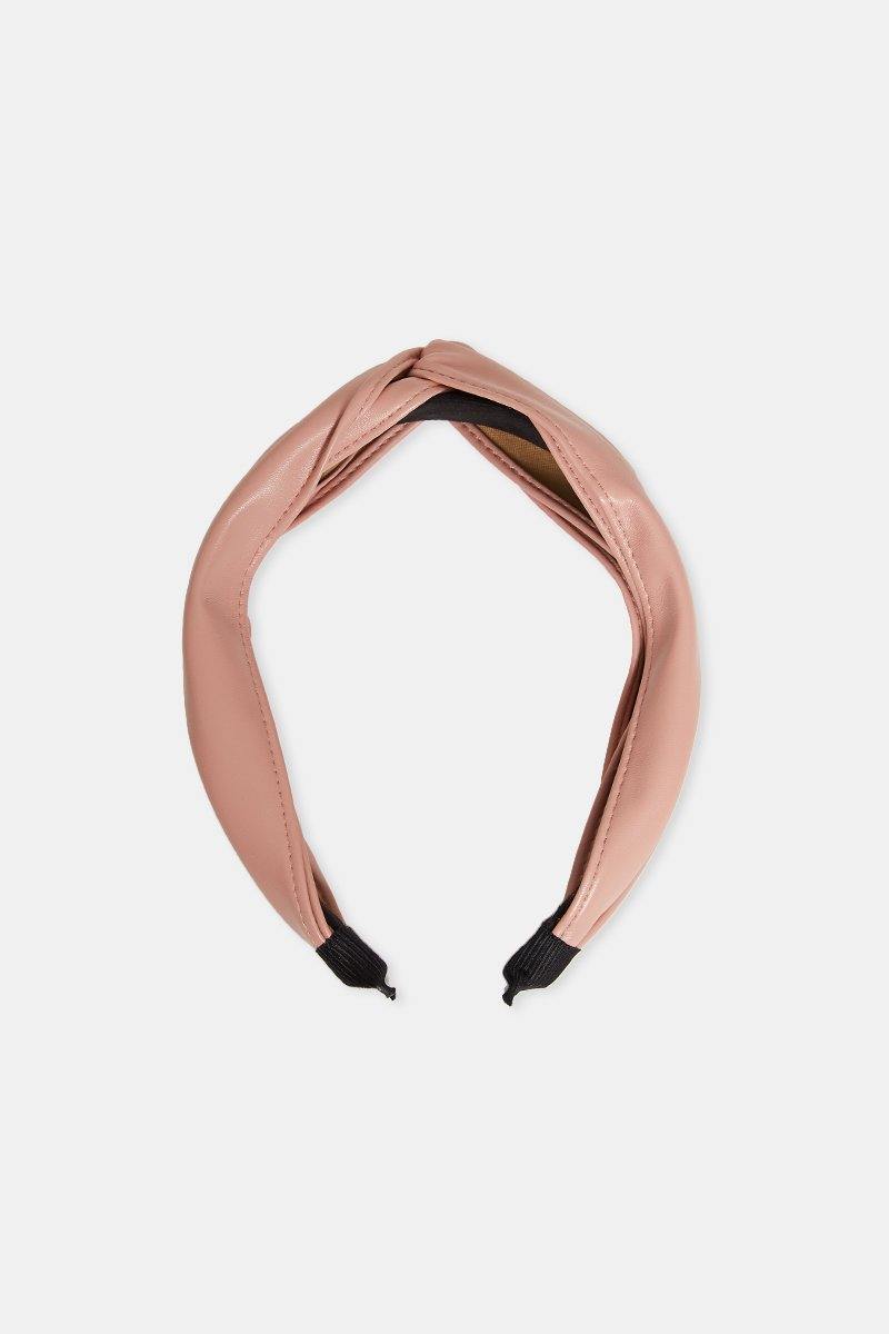 Faux Leather Hairband in Pink - ScentiMelti Home Fragrance, Beauty & Gifts UK