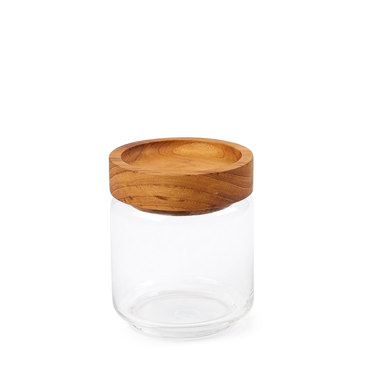 Teak Stacking Storage Jar 500ml - ScentiMelti Home Fragrance, Beauty & Gifts UK