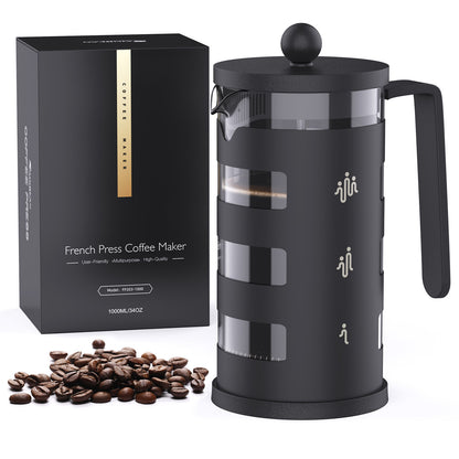 RAINBEAN  French Press Coffee Maker Easy Cleaning Cafeteria, Heat Resistant Borosilicate Glass ScentiMelti Home Fragrance, Beauty & Gifts UK ScentiMelti Wax Melts