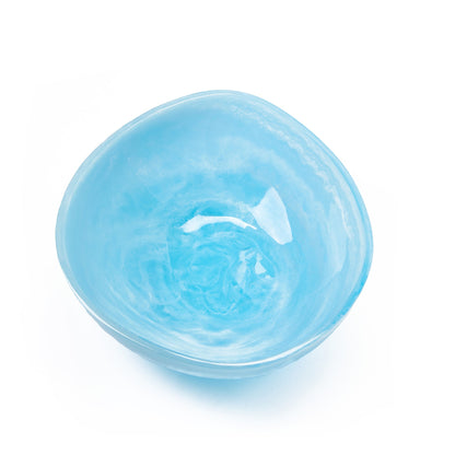 Pamana Serving Bowl Sky Blue Gloss 31cm - ScentiMelti Home Fragrance, Beauty & Gifts UK