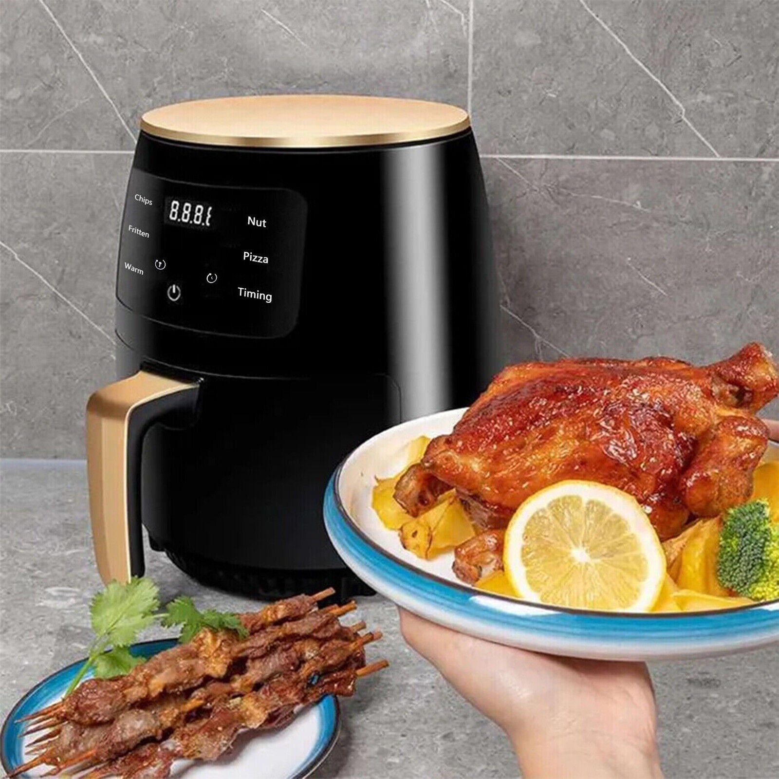 15L Air Fryer Low Fat Healthy Food Oven Cooker Oil Free Frying Chips Timer LCD - ScentiMelti Home Fragrance, Beauty & Gifts UK