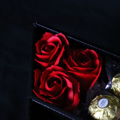 Ferrero Rocher & Raffaello Signature Chocolate Bouquet With Red Roses - ScentiMelti  Ferrero Rocher & Raffaello Signature Chocolate Bouquet With Red Roses