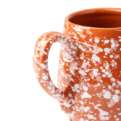 Splatter Mug Orange - ScentiMelti Home Fragrance, Beauty & Gifts UK