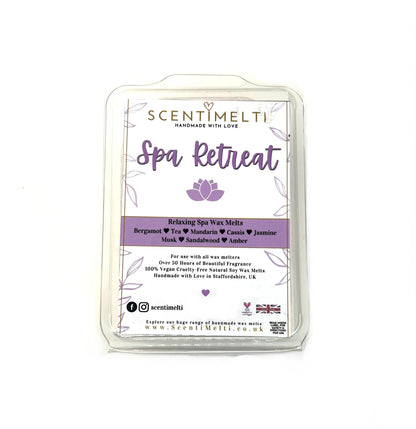 Spa Retreat Heart Clamshell Wax Melts - ScentiMelti  Spa Retreat Heart Clamshell Wax Melts