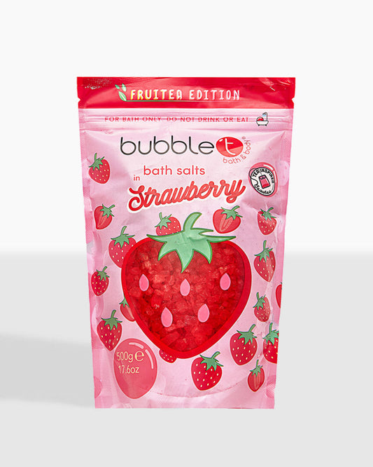 Fruitea Relaxing Strawberry Bath Salts (500g) - ScentiMelti Home Fragrance, Beauty & Gifts UK