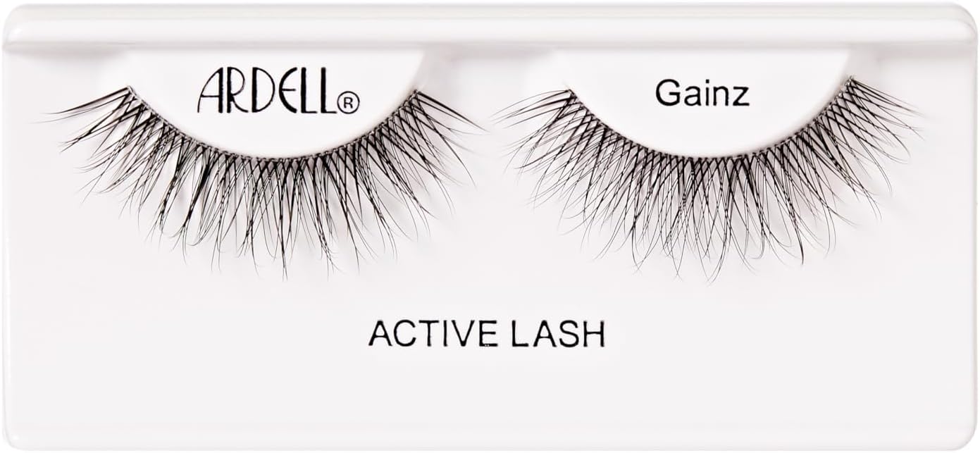 Ardell Active Lash Gainz False Eyelashes, Water-resistant, Light Volume, Medium Length, Vegan Friendly, 1 Pair (Pack of 1) - ScentiMelti Home Fragrance, Beauty & Gifts UK