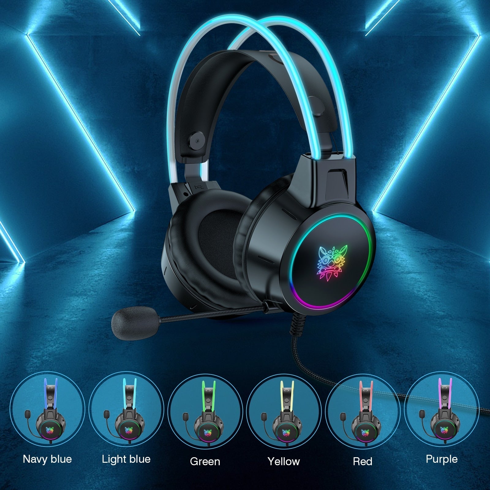 ONIKUMA X15Pro RGB Gaming Headset USB Wired 3.5mm Stereo - ScentiMelti Home Fragrance, Beauty & Gifts UK