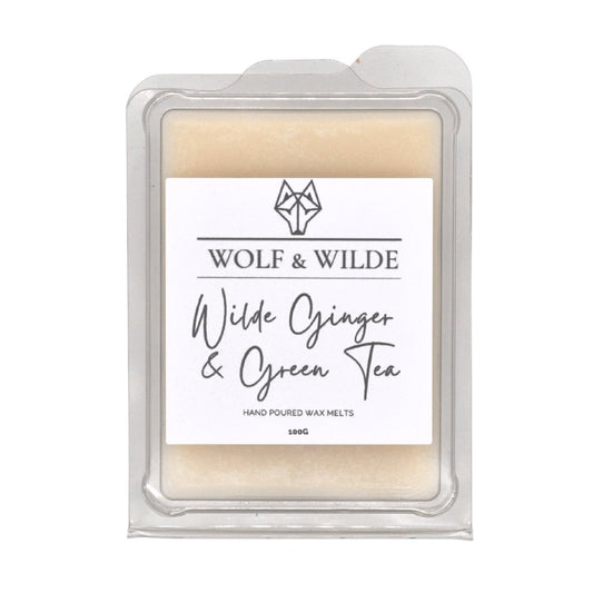 Ginger & Green Tea Soy Wax Melts 100g Wolf & Wilde ScentiMelti Wax Melts