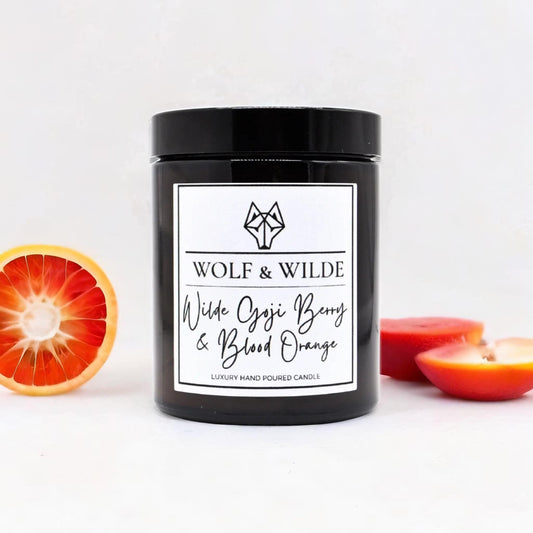 Goji Berry & Blood Orange Luxury Aromatherapy Scented Candle - ScentiMelti Home Fragrance, Beauty & Gifts UK