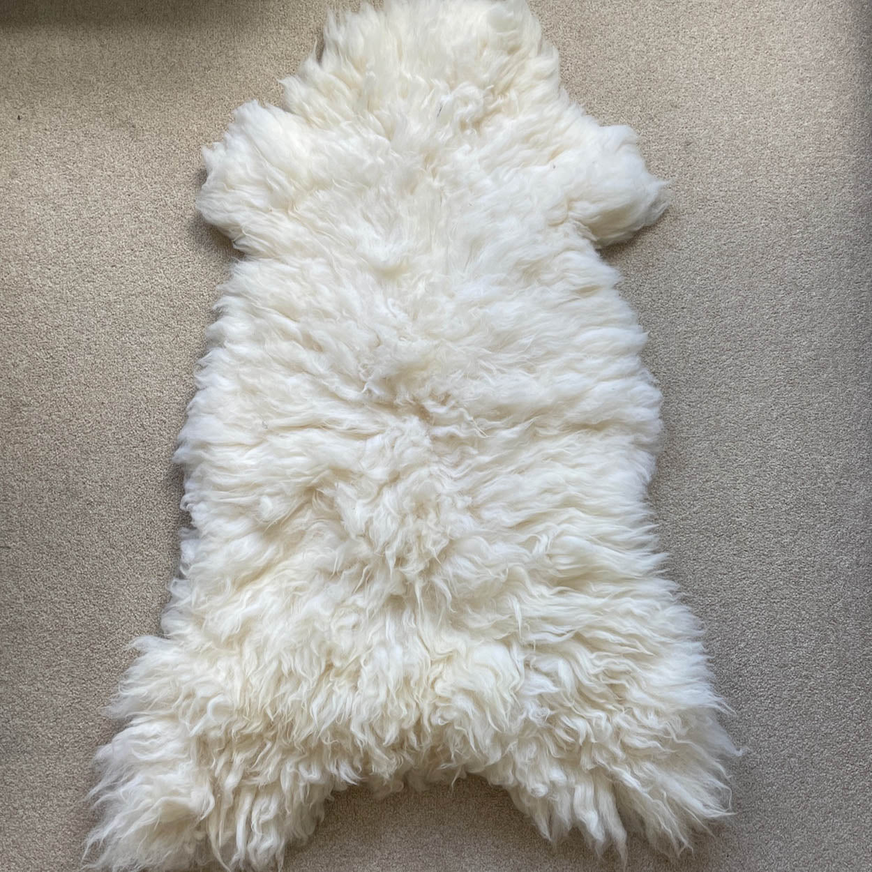 Grade B British Sheepskin Hide White Cream Ivory Sheepskin Rug Wildash London ScentiMelti Wax Melts