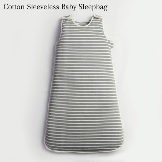 Grey Strips Baby Sleeping Bag Cotton Passion UK ScentiMelti Wax Melts