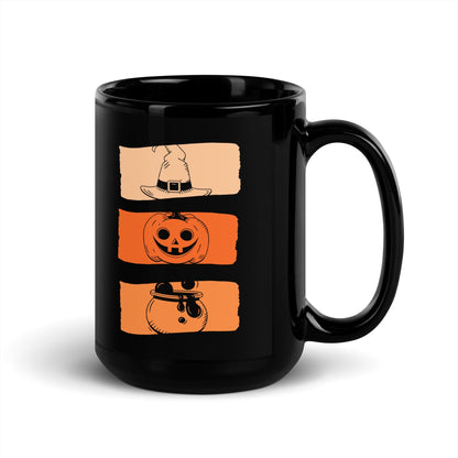 Halloween Black Glossy Coffee Mug Icespheric ScentiMelti Wax Melts