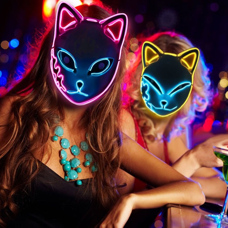 Halloween LED Cat Mask - ScentiMelti Home Fragrance, Beauty & Gifts UK