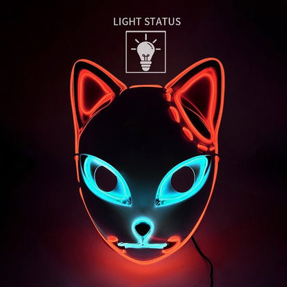 Halloween LED Cat Mask - ScentiMelti Home Fragrance, Beauty & Gifts UK