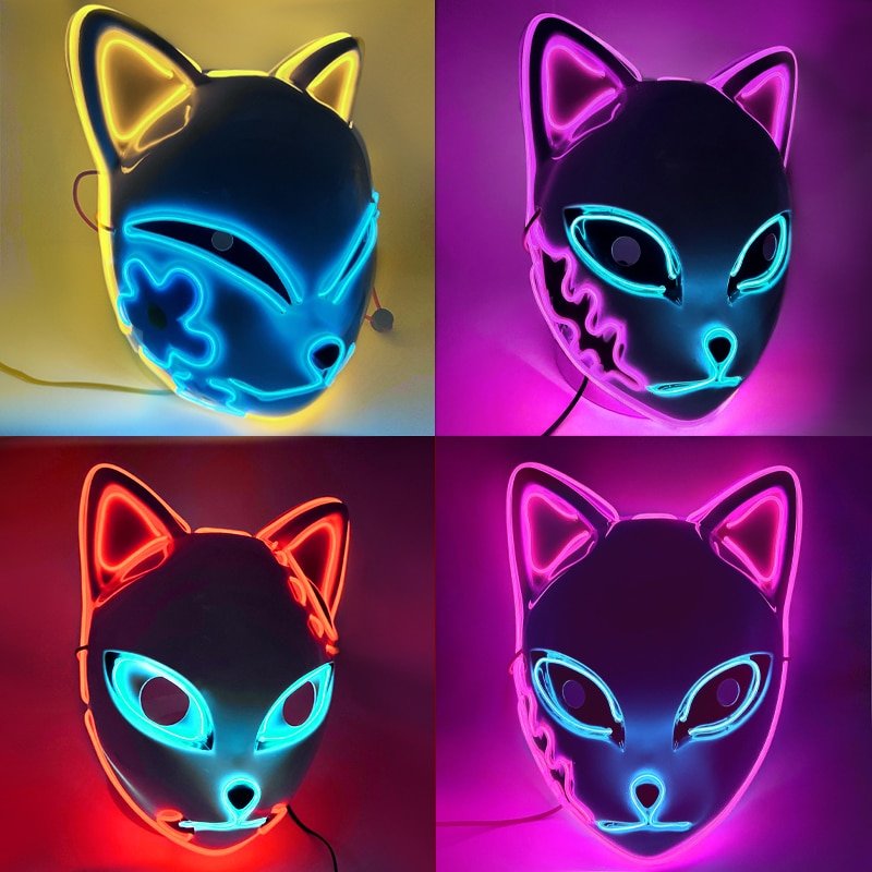 Halloween LED Cat Mask - ScentiMelti Home Fragrance, Beauty & Gifts UK