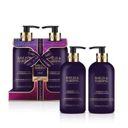 Baylis & Harding Midnight Fig & Pomegranate Luxury Hand Care Gift Set - Vegan Friendly - ScentiMelti Home Fragrance, Beauty & Gifts UK