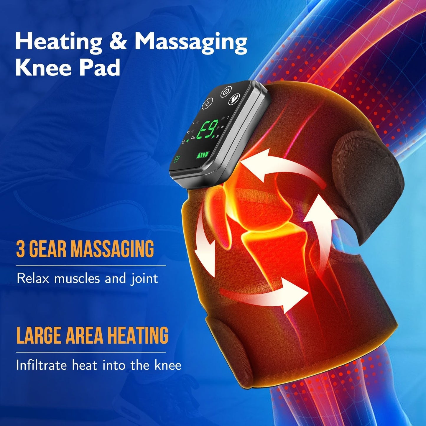 Heated Knee Massager - ScentiMelti Home Fragrance, Beauty & Gifts UK