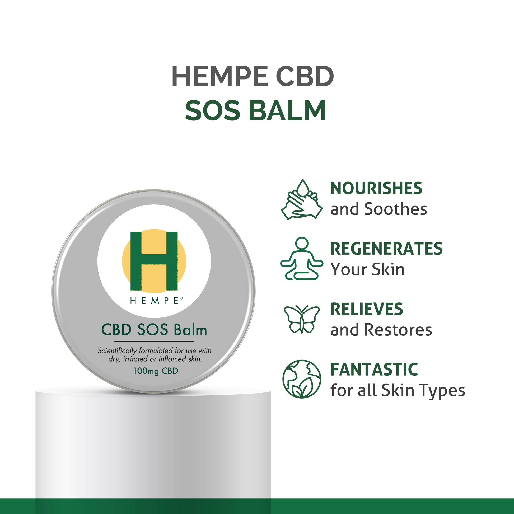 HEMPE SOS Skin Balm 30ml HEMPE ScentiMelti Wax Melts