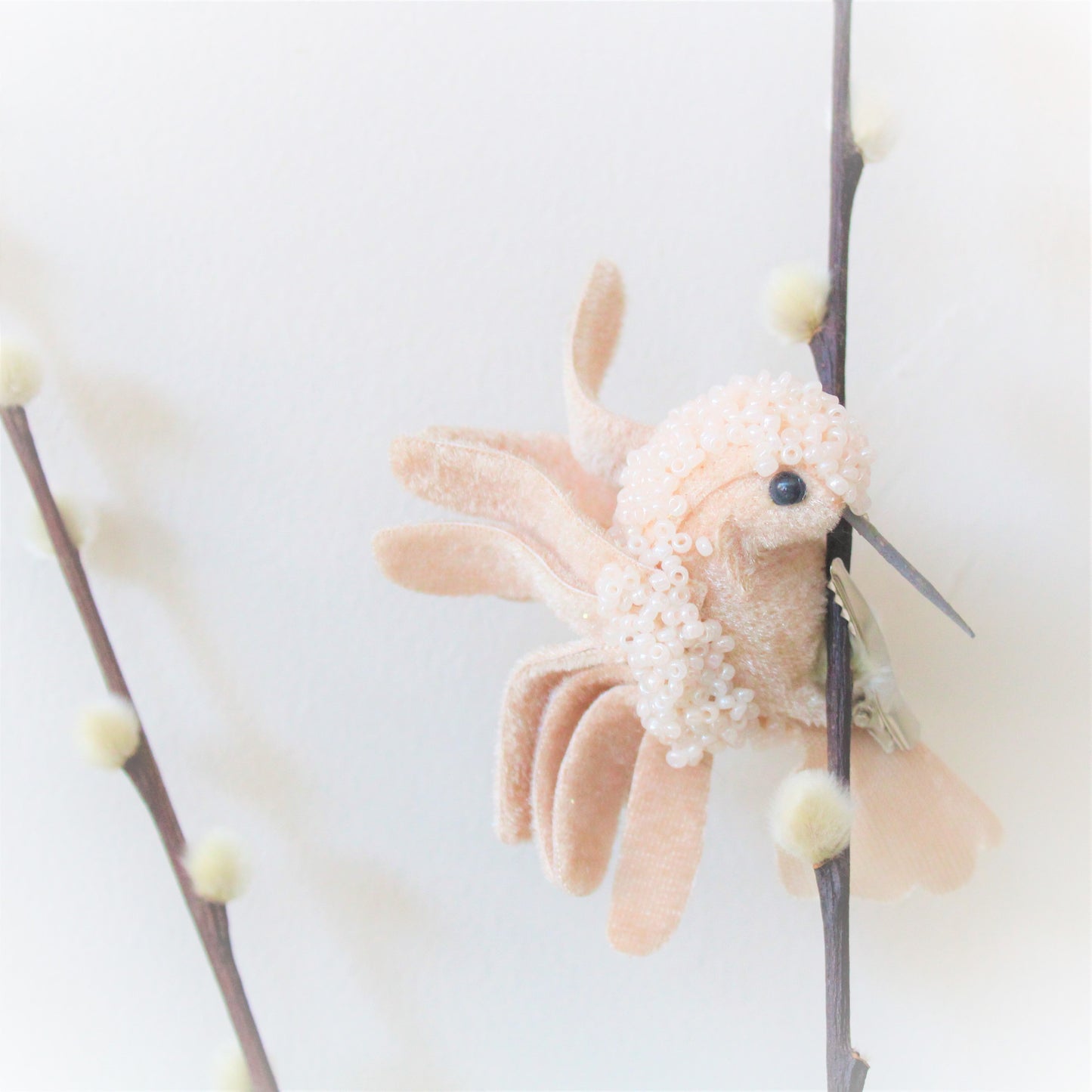 Pink And Pearl Hummingbird Clip On Decorations www.ellajames.co.uk ScentiMelti Wax Melts