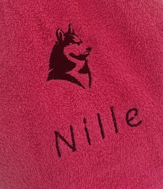 Pet Fleece Blanket - Husky - Personalised Cool Beans Embroidery & Personalisation ScentiMelti Wax Melts