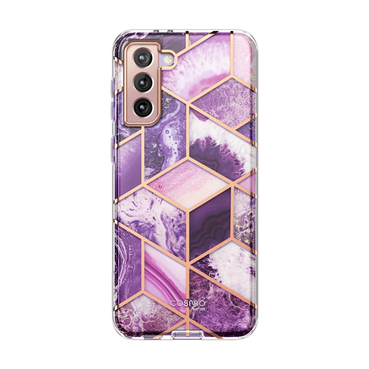 Galaxy S21 Cosmo Case - Marble Purple - ScentiMelti Home Fragrance, Beauty & Gifts UK