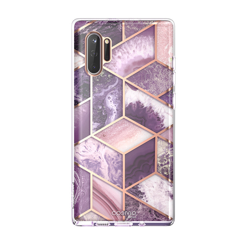 i-Blason Cosmo Series Case Designed for Galaxy Note 10 (2019 Release), Protective Bumper Marble Design Without Built-in Screen Protector (Purple) - ScentiMelti Home Fragrance, Beauty & Gifts UK