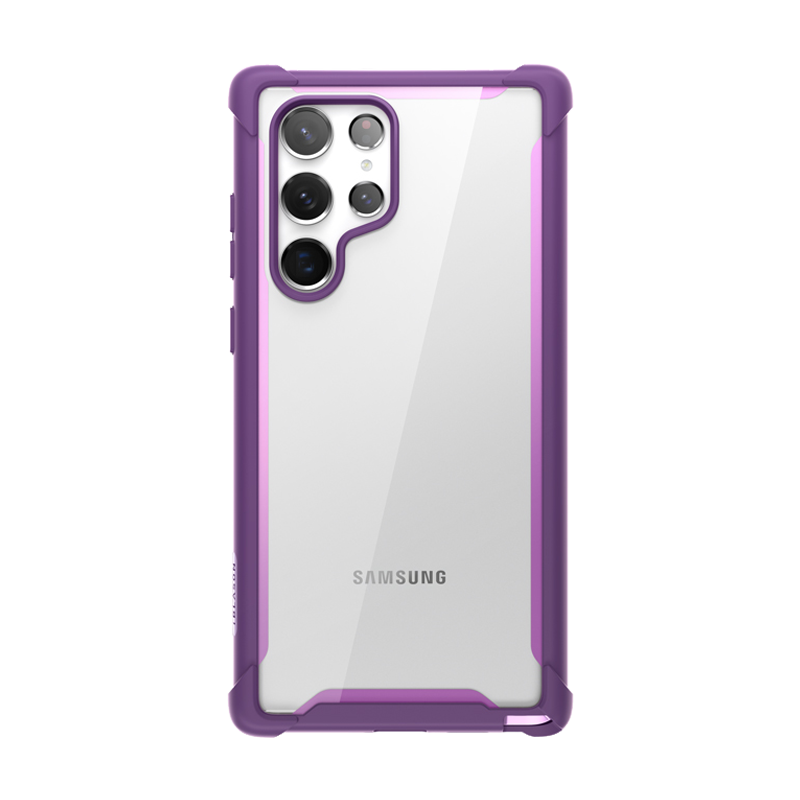 Galaxy S22 Ultra Ares Clear Rugged Case - Purple - ScentiMelti Home Fragrance, Beauty & Gifts UK