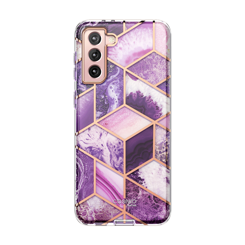 Galaxy S22 Plus Cosmo Case - Marble Purple - ScentiMelti Home Fragrance, Beauty & Gifts UK