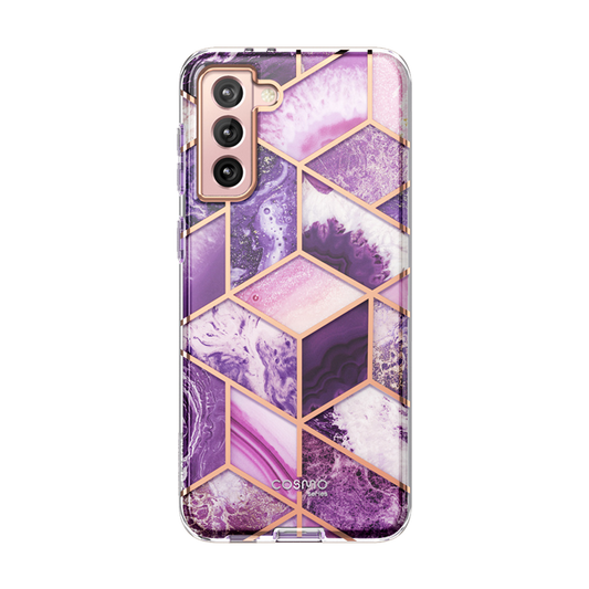 Galaxy S22 Plus Cosmo Case - Marble Purple - ScentiMelti Home Fragrance, Beauty & Gifts UK