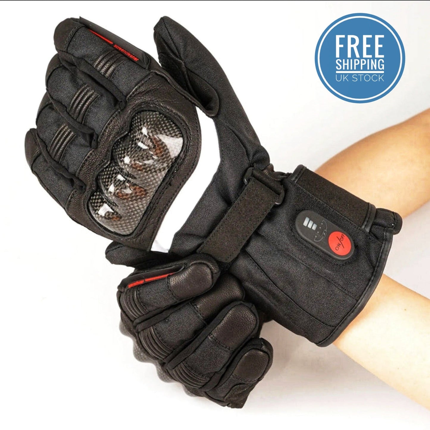 IcePro3 Heated Motorcycle Gloves Shockproof CE, FCC, PSE Certified - ScentiMelti Home Fragrance, Beauty & Gifts UK