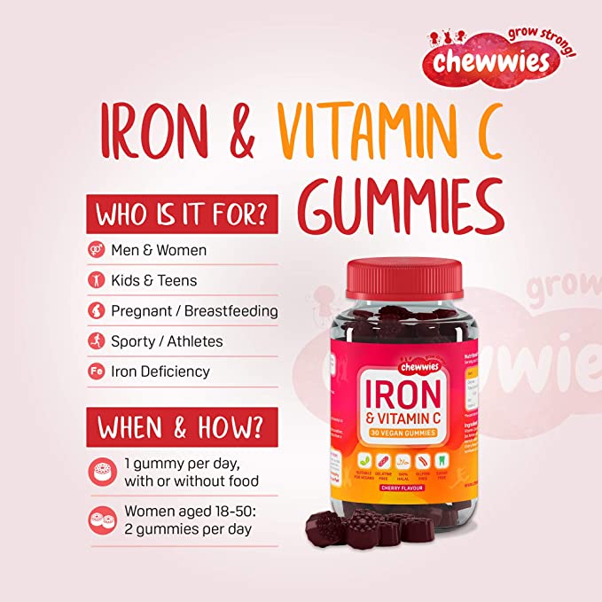 Gummies with Iron and vitamin C - ScentiMelti Home Fragrance, Beauty & Gifts UK