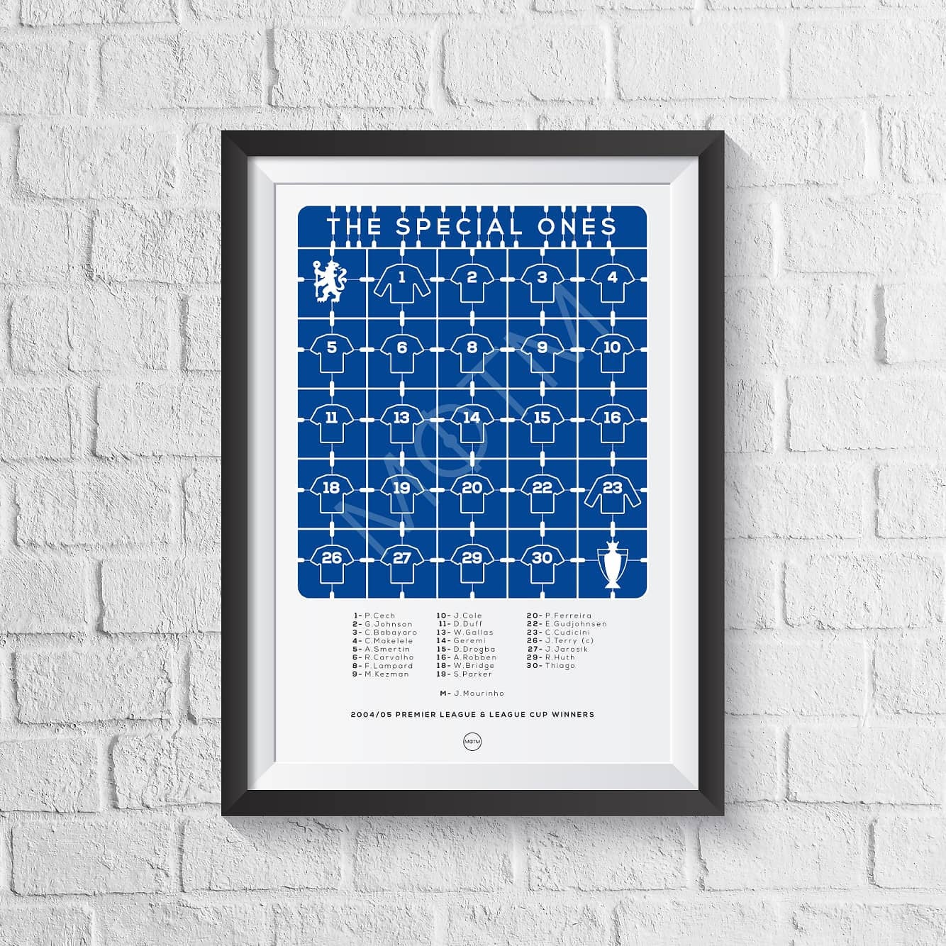 Chelsea 'The Special Ones' 2004/2005 Print MOTM Football ScentiMelti Wax Melts