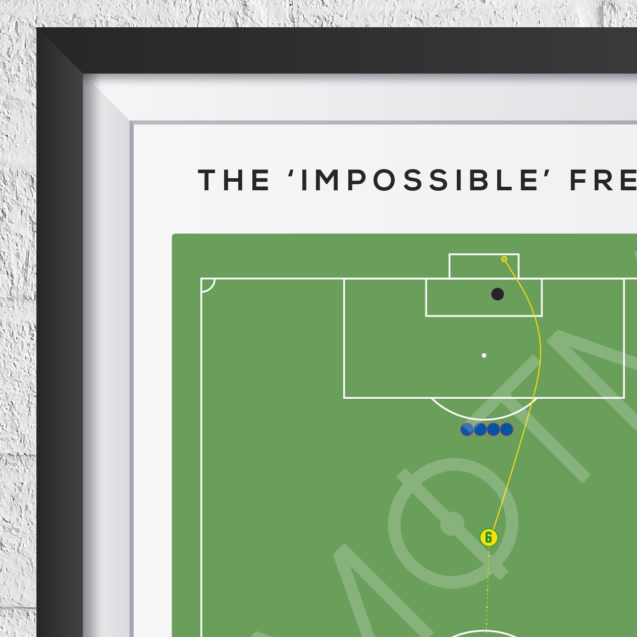 Roberto Carlos The 'Impossible' Free Kick Print MOTM Football ScentiMelti Wax Melts