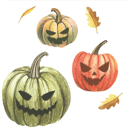 Halloween Pumpkin Fabric Wall Stickers - ScentiMelti Home Fragrance, Beauty & Gifts UK