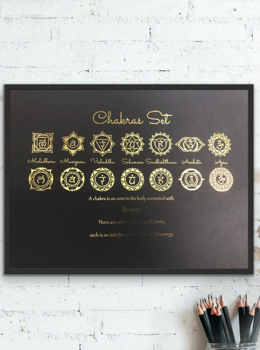 Chakras Set Foil Print Billies Inks ScentiMelti Wax Melts