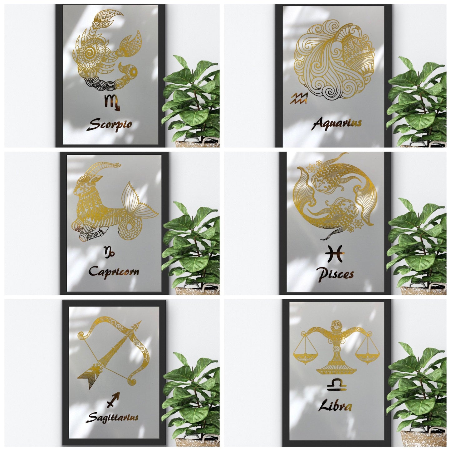 Taurus Star Sign Foil Print Billies Inks ScentiMelti Wax Melts