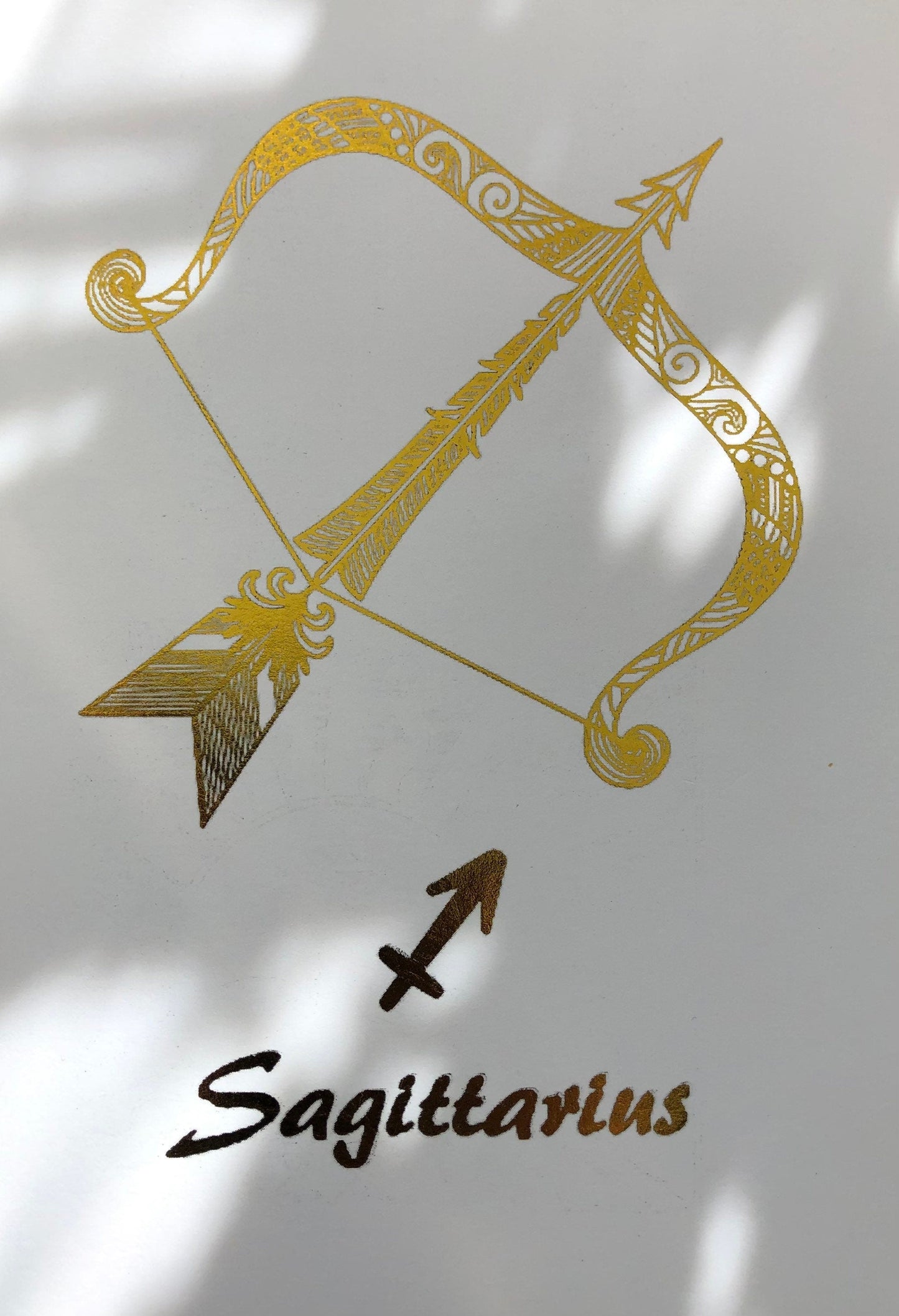 Sagittarius Star Sign Foil Print Billies Inks ScentiMelti Wax Melts