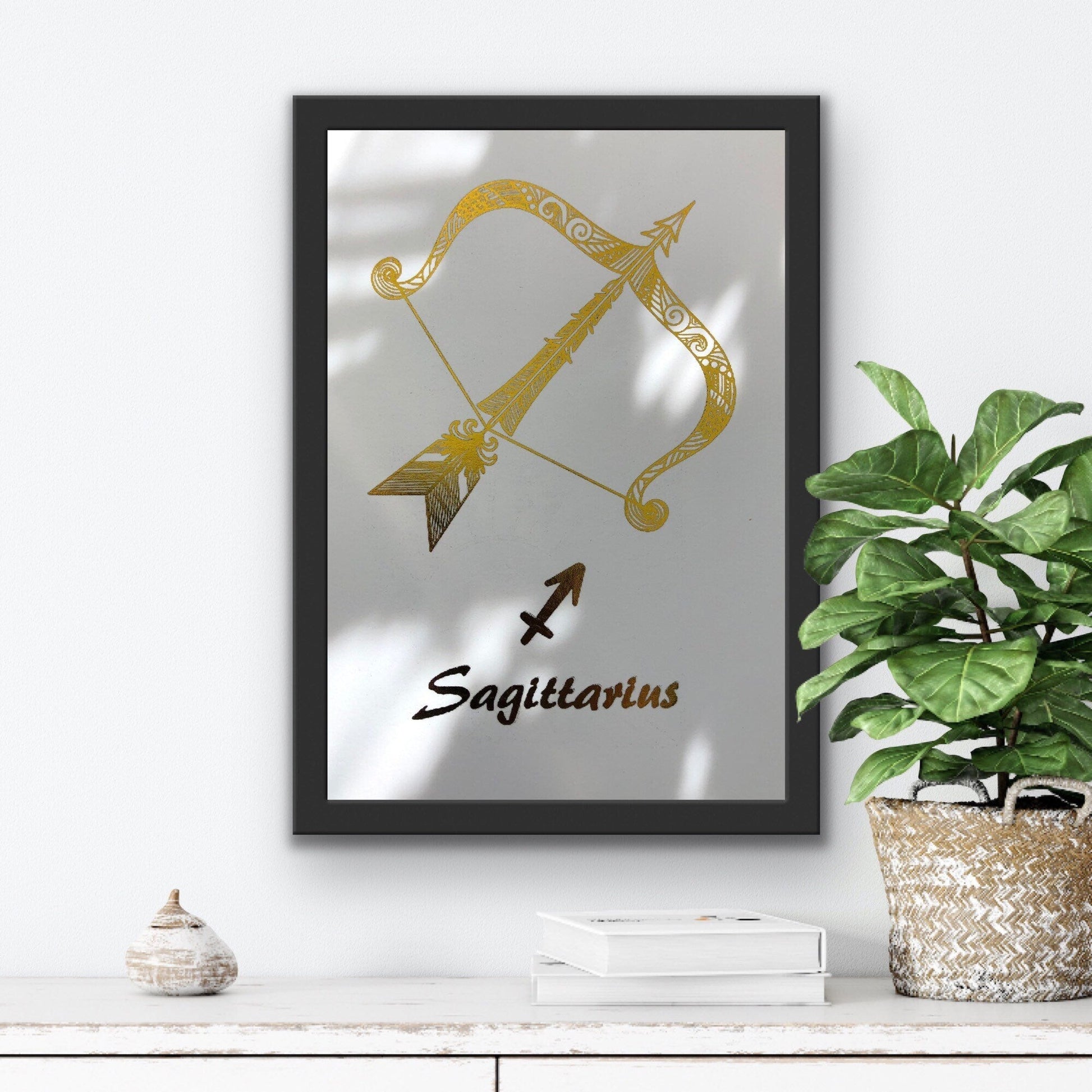 Sagittarius Star Sign Foil Print Billies Inks ScentiMelti Wax Melts