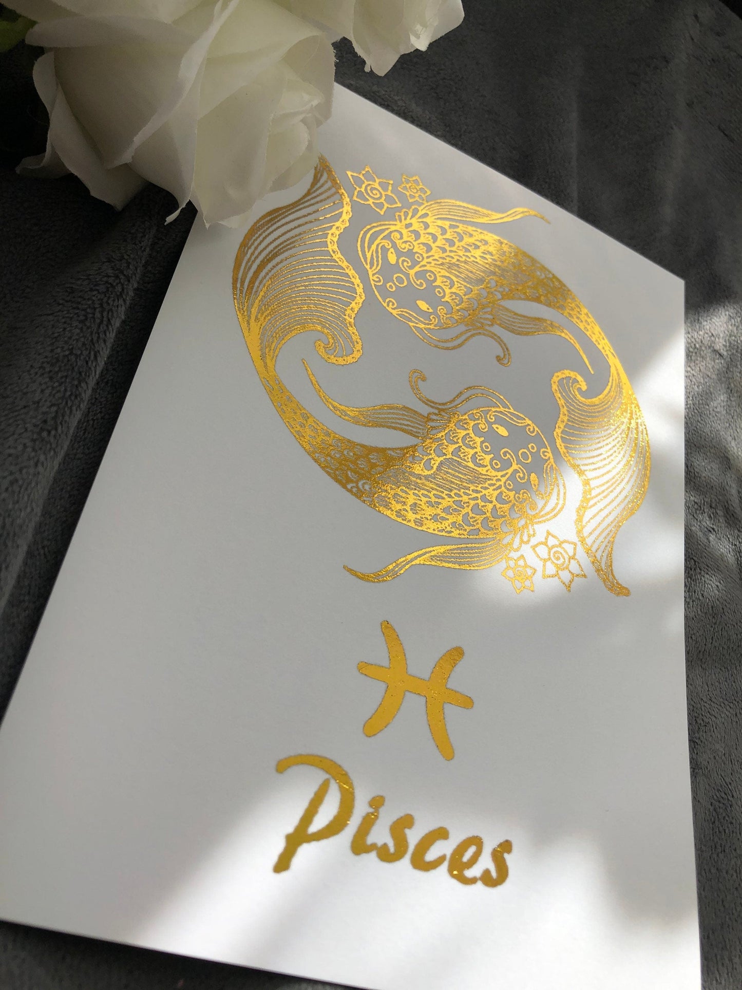 Pisces Star Sign Foil Print Billies Inks ScentiMelti Wax Melts