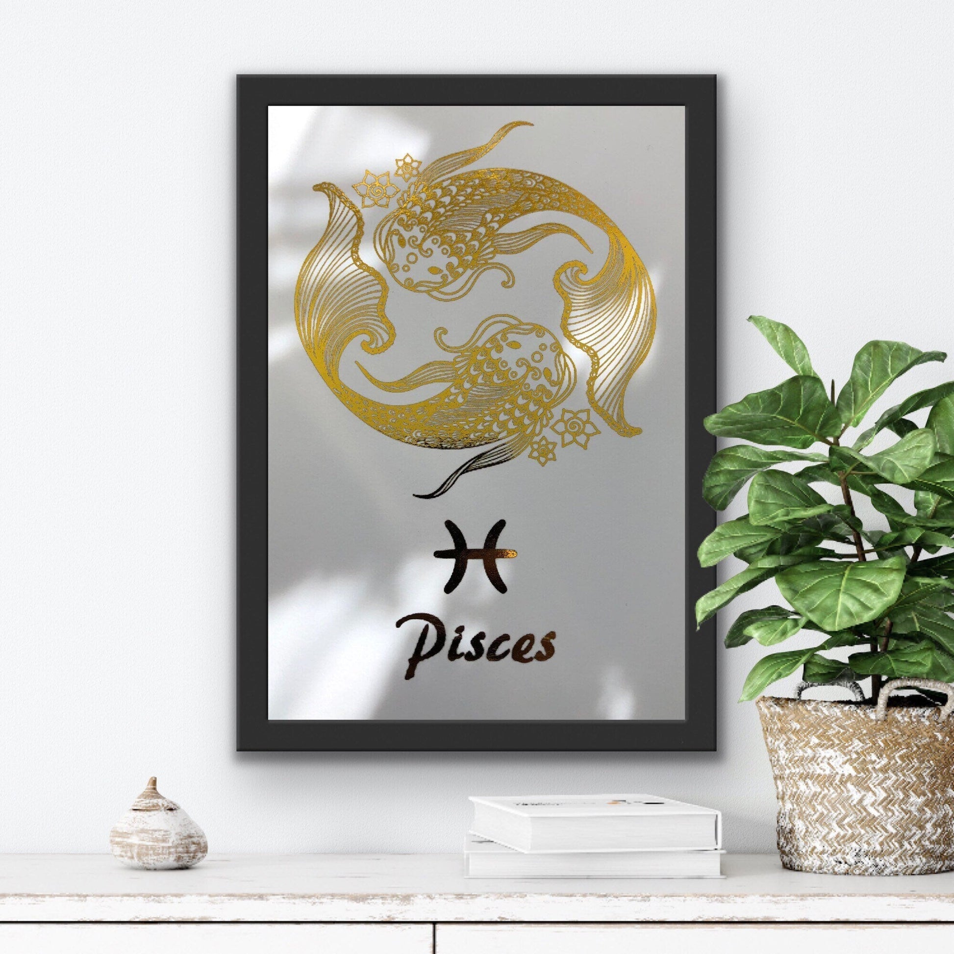 Pisces Star Sign Foil Print Billies Inks ScentiMelti Wax Melts