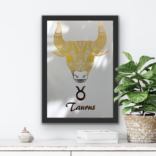 Taurus Star Sign Foil Print Billies Inks ScentiMelti Wax Melts