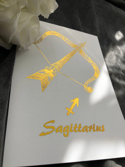 Sagittarius Star Sign Foil Print Billies Inks ScentiMelti Wax Melts