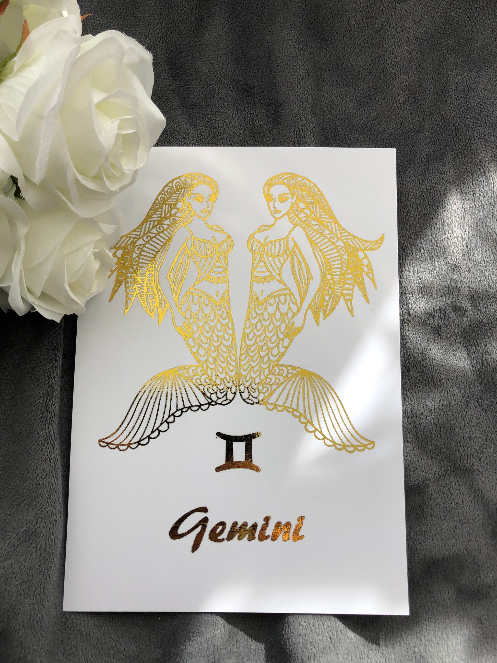 Gemini Star Sign Foil Print Billies Inks ScentiMelti Wax Melts