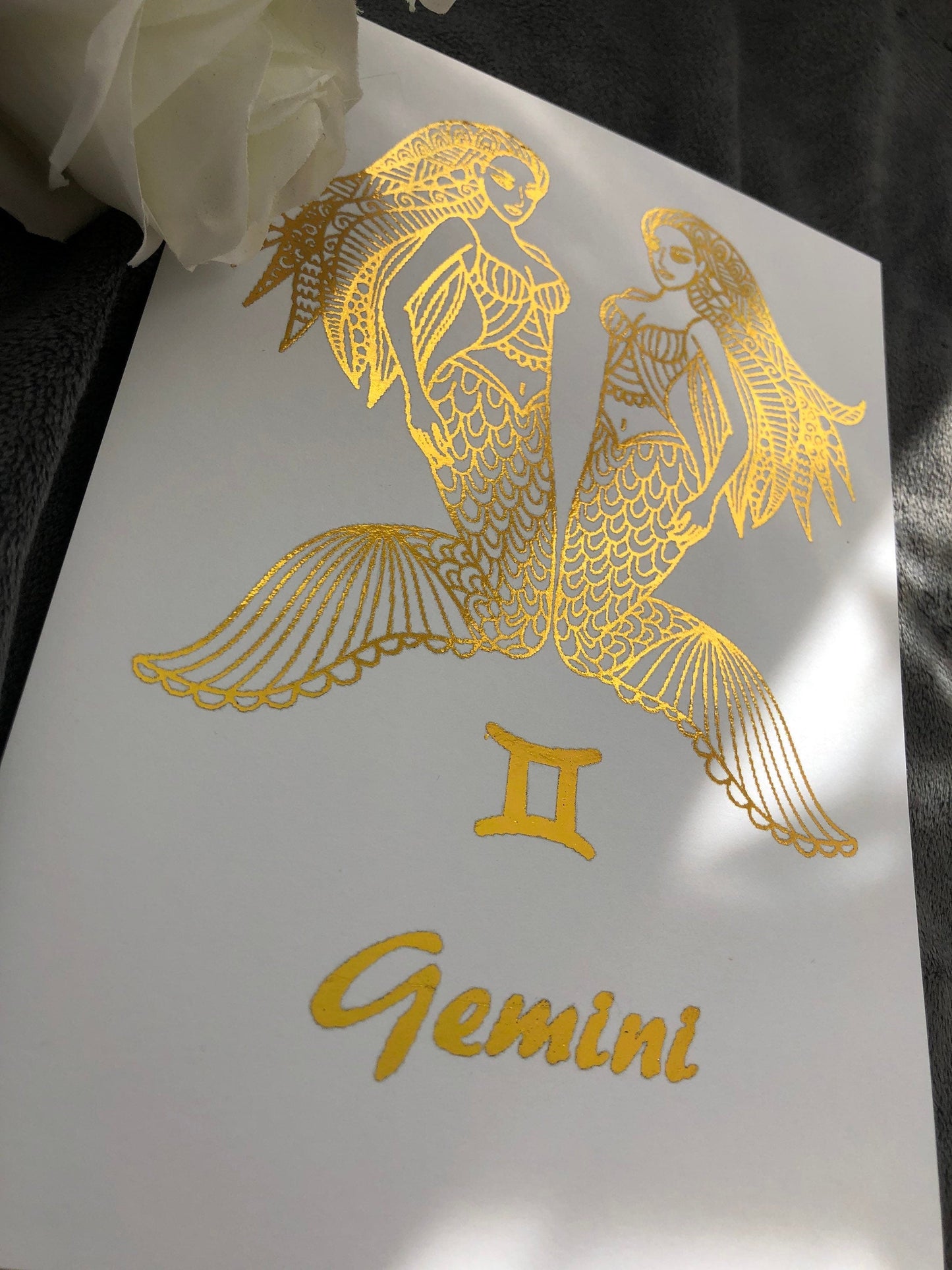 Gemini Star Sign Foil Print Billies Inks ScentiMelti Wax Melts